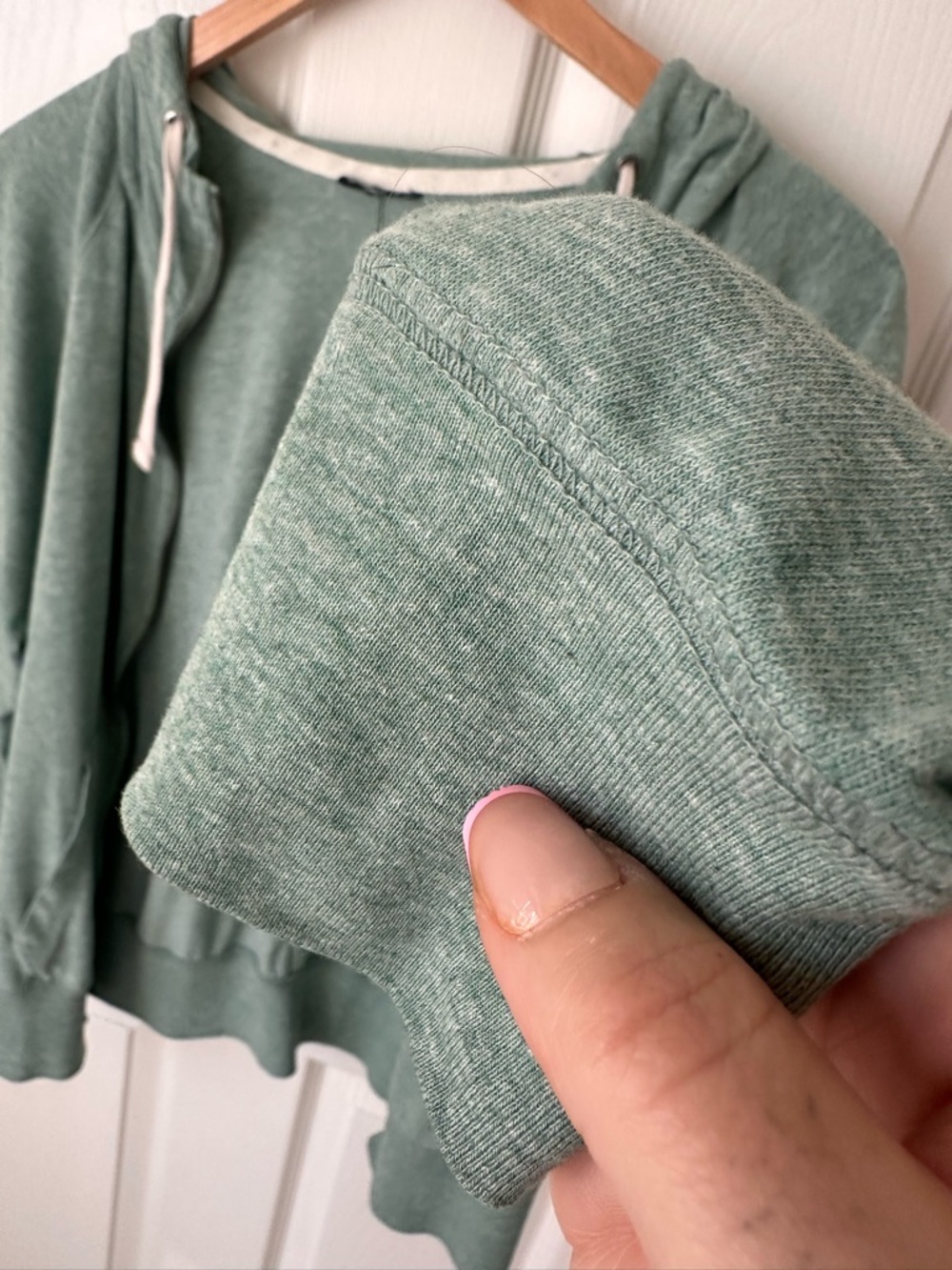 Nike Sage Green Zip Up Hoodie - Picture 7 of 7